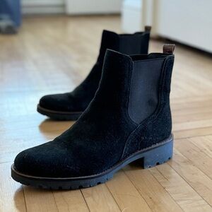 Black suede Chelsea boots - sz 7.5 - Sam Edelman